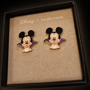 NIB Disney x Baublebar Vampire Mickey Mouse Earings